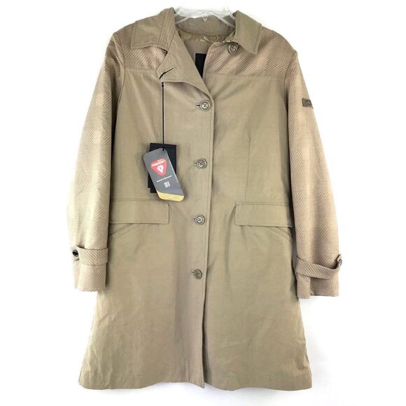 Tatras Womens Size 4 Light Brown Coat Primaloft Insulation Cotton/Nylon MSRP$898 - Picture 1 of 5